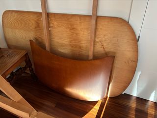 Mesa de comedor extensible madera 160x90