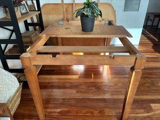 Mesa de comedor extensible madera 160x90