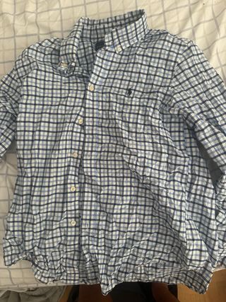 Camisa Polo Ralph Lauren cuadros azul