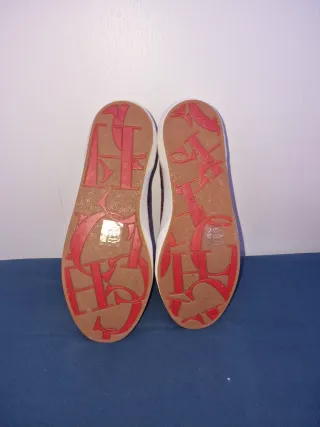 Zapatillas Carolina Herrera CH Logo Azul/Rojo