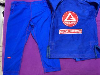 Kimono Gracie Barra Talla A0 
ATLETA 
AZUL 
