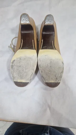 Zapatos Flamenco Begoña Cervera camel 39.5