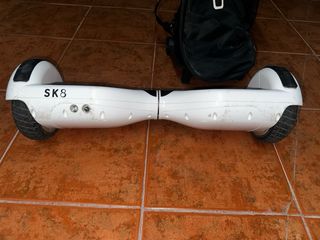 Hoverboard Blanco con Maleta y Bluetooth