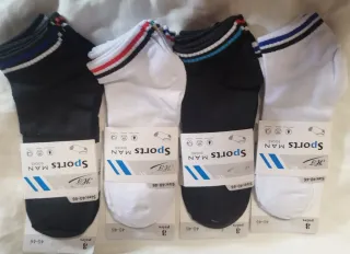 Lote 6 pares calcetines hombre talla 40-46
