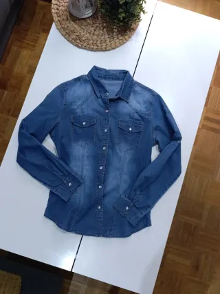Camisa vaquera mujer talla S/M