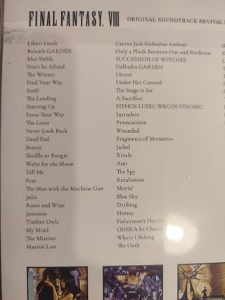 Final Fantasy VIII Original Soundtrack Revival Dis