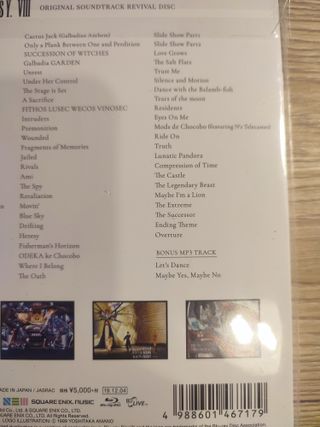 Final Fantasy VIII Original Soundtrack Revival Dis