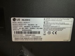 Pantalla LG para piezas