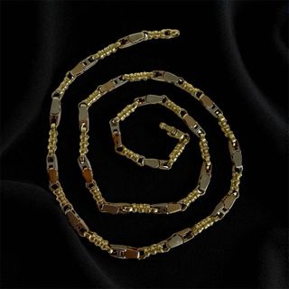 Cadena 18k 70cm tres Oros