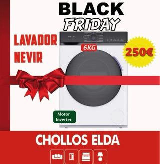 Lavadora Nevir 6kg Motor Inverter