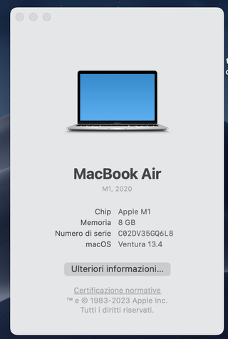 MacBook Air 13 Plata (como NUEVO)