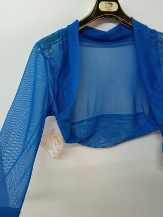 Bolero azul para eventos