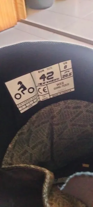 Botas de moto para hombre Goretex talla 42