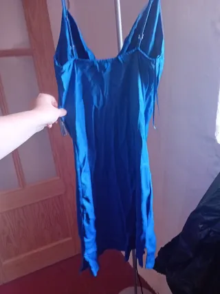 Vestido azul de tirantes