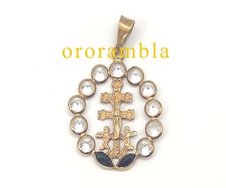 Colgante Oro 18k Cruz Caravaca