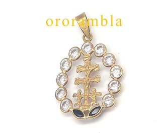 Colgante Oro 18k Cruz Caravaca
