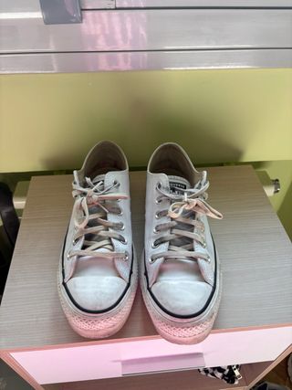 Converse Blancas cuero 