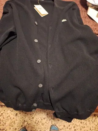 Jersey Lacoste Hombre Talla L Negra