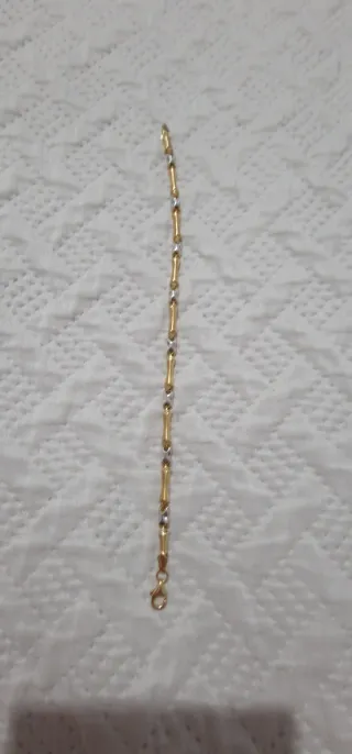 Pulsera Oro 18k bicolor
