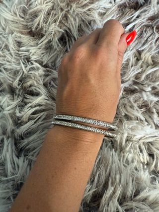 Pulseras con brillantes