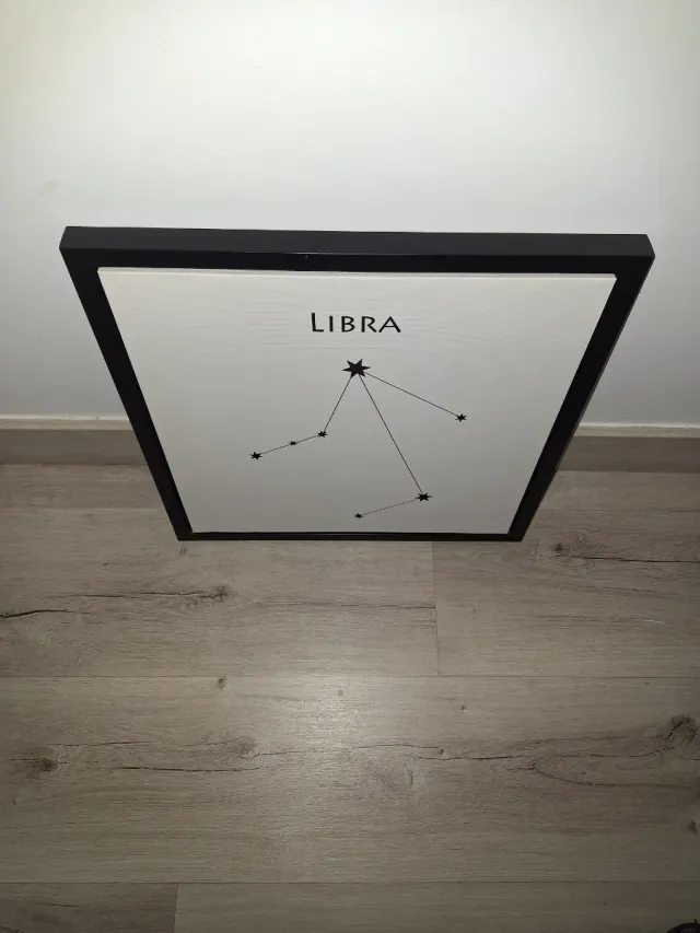 Cuadro Decorativo Constelación Libra
