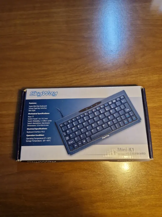 Mini tastiera SkyWay PS2 Nera