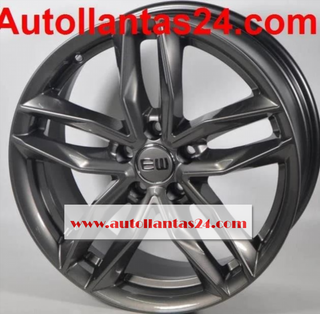 Juego 4 llantas para audi roseau sntracita