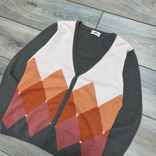 Vintage 80s Cashmere multicolor Cardigan (woman)