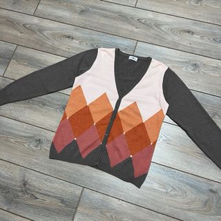 Vintage 80s Cashmere multicolor Cardigan (woman)