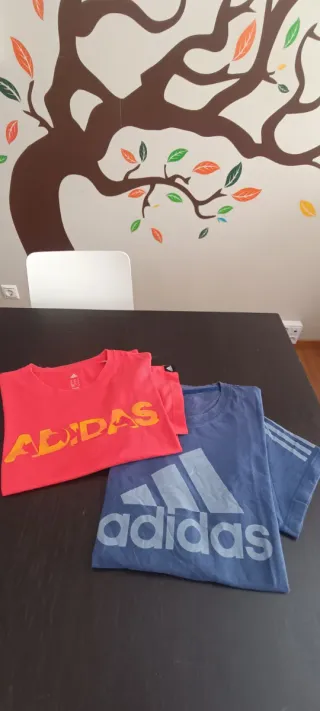 Lote 2 Camisetas Adidas Hombre XL