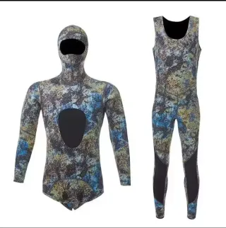 Traje Neopreno Pesca Submarina Camuflaje