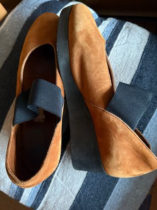 Mocasines piel Corte Inglés marrones