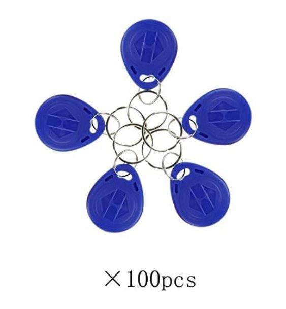 100 Llaveros de Acceso Llave RFID EM4100 125KHz