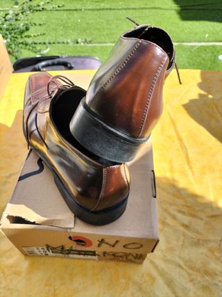 Scarpe uomo Philip London pelle marrone 44