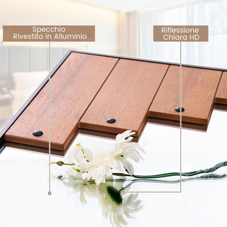 Specchio da Parete Rettangolare 66x100 cm, Specchi