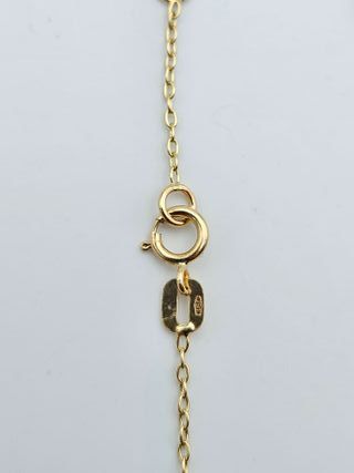 Pulsera Oro 18K, Para Niña, Gatos, 1,07gr, 12-14cm