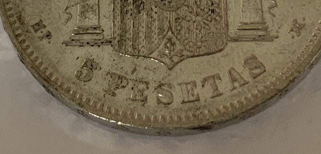 MONEDA DE ALFONSO XII 1888 MPM. Duro de Plata