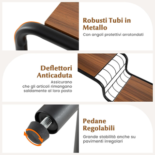 Tavolo Consolle, Tavolo d’Ingresso a 2 Ripiani con