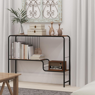 Tavolo Consolle, Tavolo d’Ingresso a 2 Ripiani con