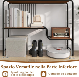 Tavolo Consolle, Tavolo d’Ingresso a 2 Ripiani con