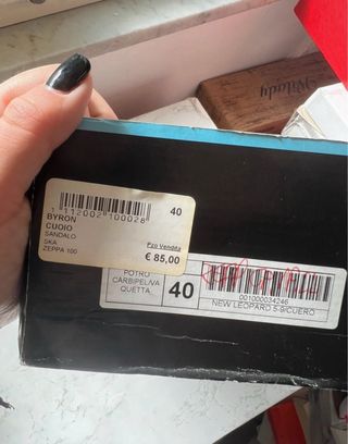 Sandali con zeppa stampa leopardata