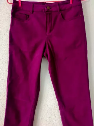 Pantalón Massimo Dutti morado
