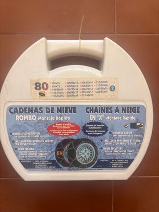 Cadenas Nieve Rombo X 80