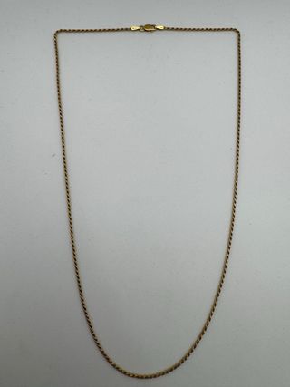 011-02-00375 CADENA RIZADA ORO 18K