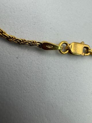 011-02-00375 CADENA RIZADA ORO 18K