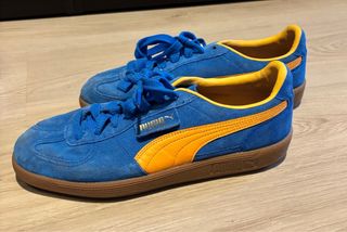Zapatillas Puma Palermo Azul y Naranja
