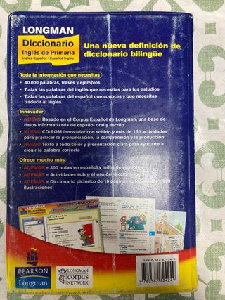Longman Diccionario Ingles Primaria Spain Paper...