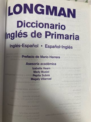 Longman Diccionario Ingles Primaria Spain Paper...