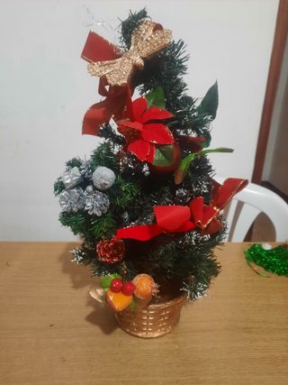 Alberello di Natale decorato