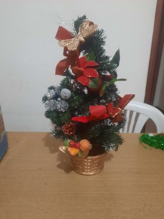 Alberello di Natale decorato